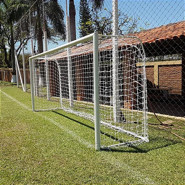 Par de Rede para Trave, Gol Futsal, Futebol de Salão Seda Caixote - Gismar Redes