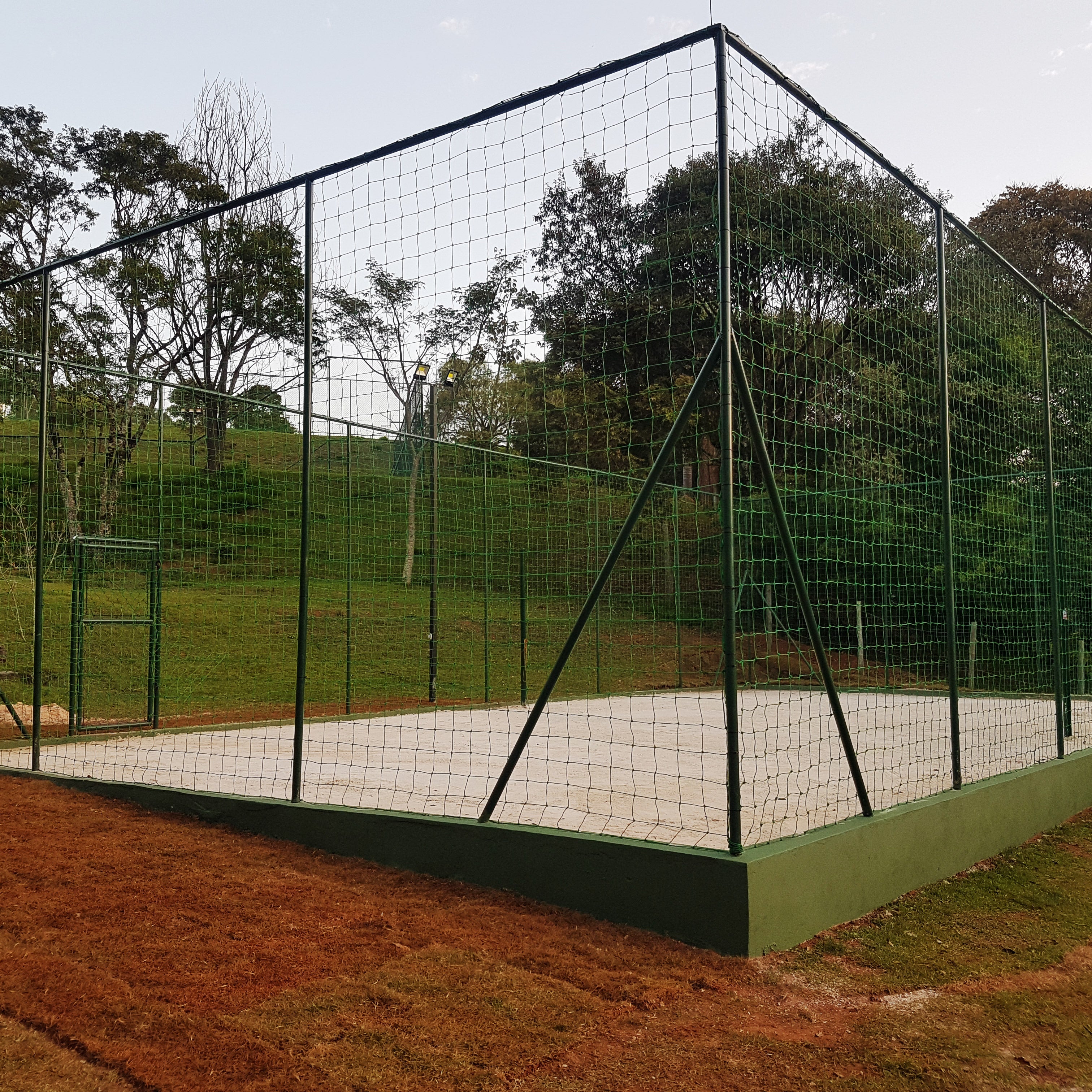 Rede de Proteção Esportiva para Campo de Futebol e Society - Cobertura - Nylon