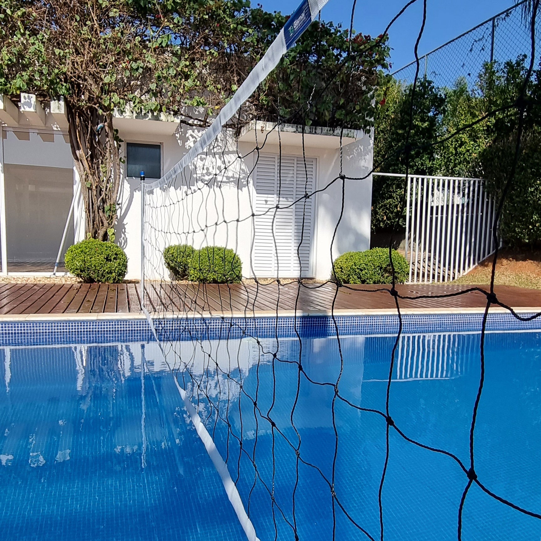 Rede de Biribol Vôlei de Piscina 4 Faixas