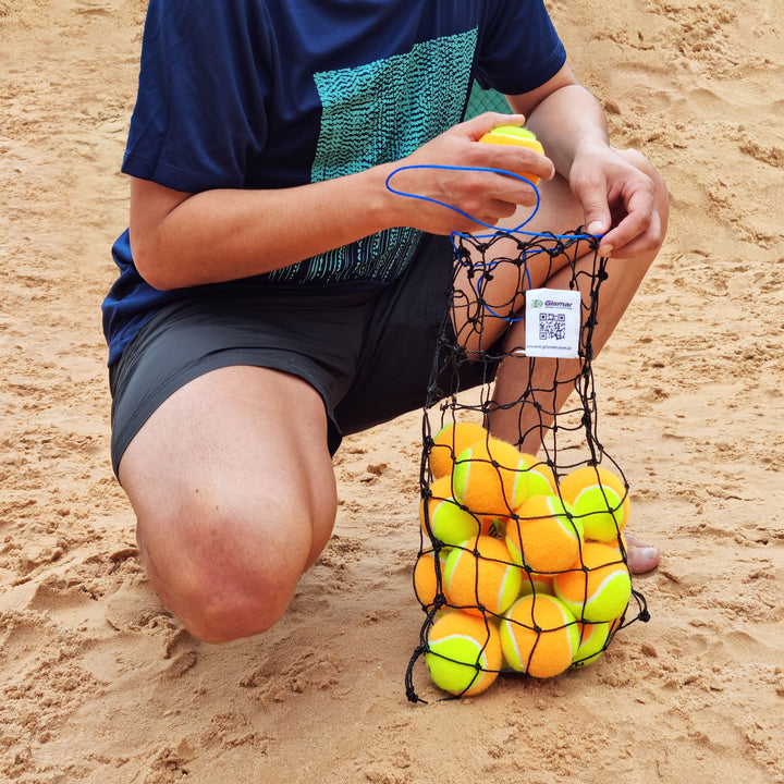 Saco Para até 20 Bolas de Beach Tennis ou Tênis, Porta Bolas - Gismar Redes