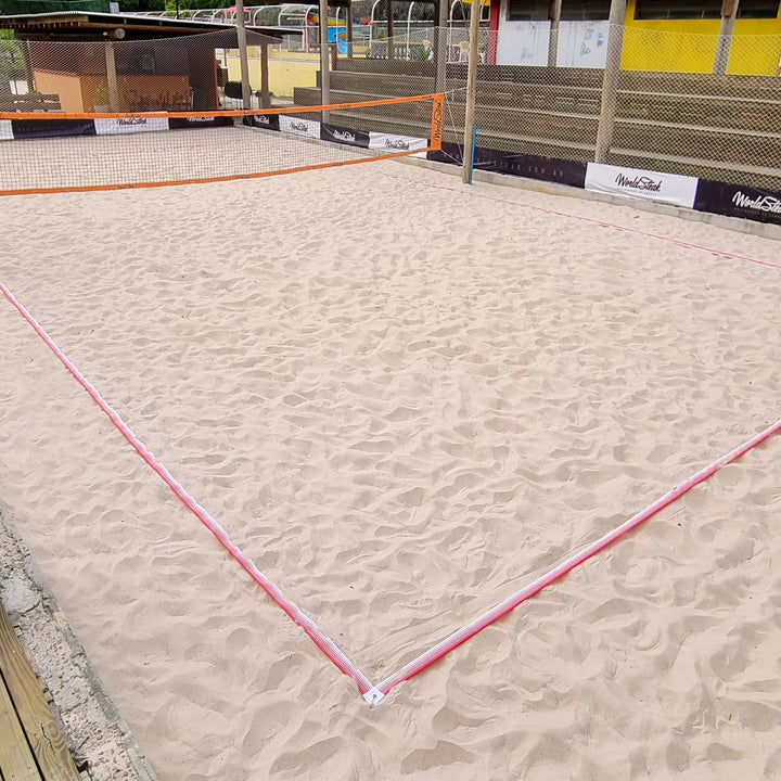 Fita de Marcação Beach Tennis Degradê Vermelha - Gismar Redes