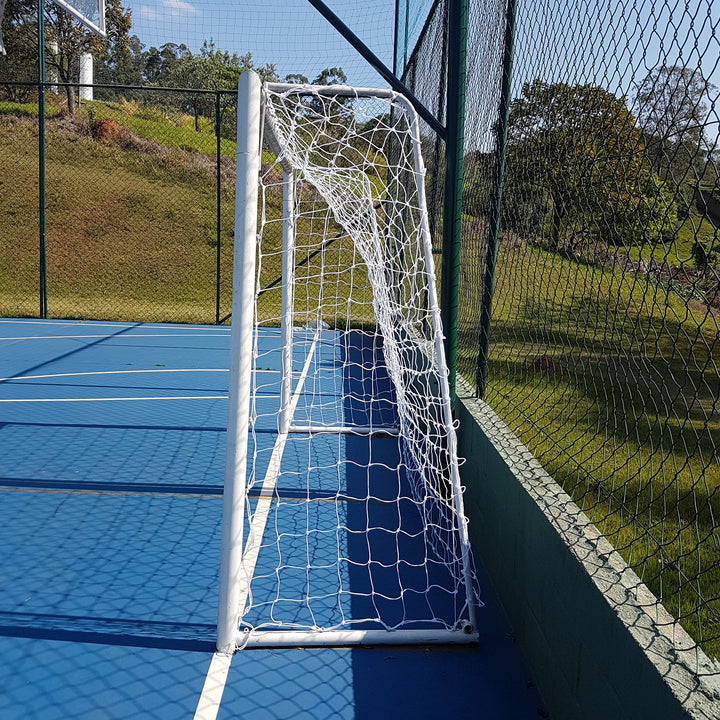 Par de Rede para Trave, Gol Futsal Futebol de Salão Nylon Véu - Gismar Redes